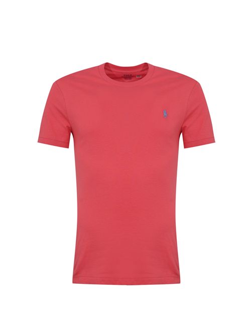 T-shirt in cotone con logo Pony Red POLO RALPH LAUREN | 710671438515